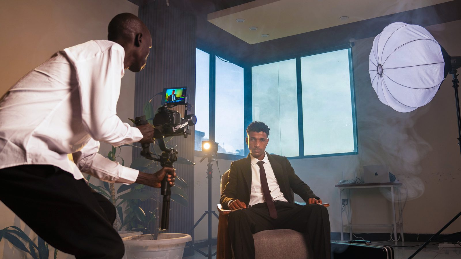 Klick Studios interview production — Addis Ababa